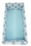 Lenjerie 7 piese, Prichindel, It is a Boy, gri, 120x60cm