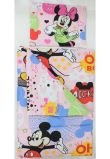 Lenjerie patut, 3 piese, Minnie si Mickey, roz, 120 x 60 cm