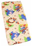 Lenjerie patut 7 piese, Maxi, Winnie si Aiurel, crem, 120 x 60 cm