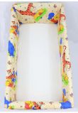 Lenjerie patut 7 piese, Maxi, Winnie si Aiurel, crem, 120 x 60 cm