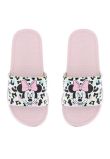 Papuci, Minnie Mouse, roz cu alb