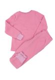 Pijama maneca lunga, din plus, Minnie Mouse cu fundita, roz