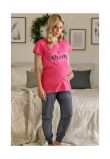 Pijama pentru alaptat, The Best Mom in the galaxy, roz