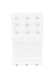 Prelungire sutien, 3 pozitii suplimentare, cu elastic, alb, 9 x 5,5 cm