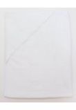 Prosop cu gluga, bumbac, Inna, cu danteluta, alb, 80 x 100 cm