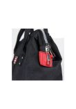 Rucsac pentru mamici din poliester, Minnie Mouse, negru, 26 x 44 x 18 cm
