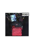 Rucsac pentru mamici din poliester, Minnie Mouse, negru, 26 x 44 x 18 cm