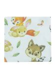 Scutec bumbac, Owls, multicolor, 80x70 cm
