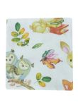 Scutec bumbac, Owls, multicolor, 80x70 cm