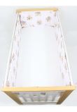 Set 2 aparatori, bumbac, Urs in avion crem, 120x60 cm, alb