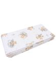 Set 2 aparatori, bumbac, Urs in avion crem, 120x60 cm, alb