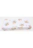 Set 2 aparatori, bumbac, Urs in avion crem, 120x60 cm, alb