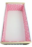 Set 2 aparatori, norisori si stelute, roz, 120x60cm