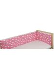 Set 2 aparatori, norisori si stelute, roz, 120x60cm