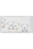 Set 2 aparatori, Prichindel, Ursulet sir gri, 120x60cm
