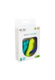 Set 2 jucarii dentitie, silicon, Picioruse, multicolor