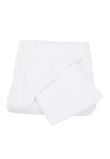 Set 2 prosoape, botez bumbac, alb cu dantela, 80x100 cm