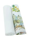 Set 2 scutece, bumbac, Owls, multicolor, 80x70 cm