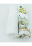 Set 2 scutece, bumbac, Owls, multicolor, 80x70 cm