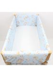 Set aparatori patut, Maxi, bumbac, Caprioara Bambi si prietenii, 120x60 cm, albastru