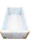 Set aparatori patut, Maxi, bumbac, Caprioara Bambi si prietenii, 120x60 cm, albastru