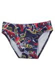 Slip de baie baieti, 84% poliester, Spider man, bleumarin