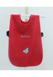 Sort protectie pictura, personalizat, poliester, One size, rosu, 50 x 35 cm