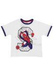 Tricou baieti, MS, bumbac, Spider Man, alb