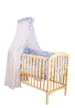Baldachin patut,ursuletul somnoros, albastru, 300x160 cm