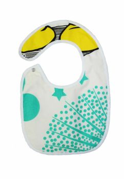 Baveta bebe, crem, 0-6 luni