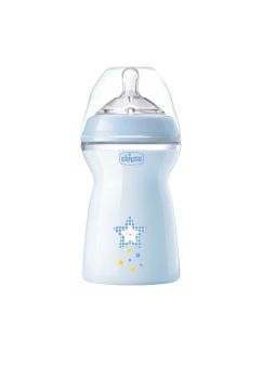 Biberon, anti colic, Chicco, albastru, +6 luni, 330 ml