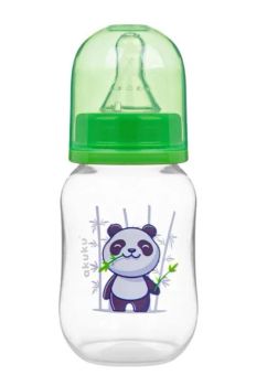 Biberon, Panda bear, verde, +0 luni, 125ml