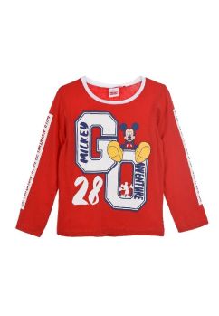 Bluza bumbac, ML, Go Adventure Mickey, rosie