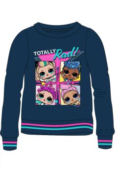 Bluza groasa, bumbac, Totally Rad, LOL, bleumarin