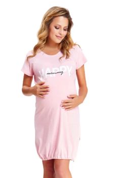 Camasa pentru alaptat, Happy Mommy, roz deschis