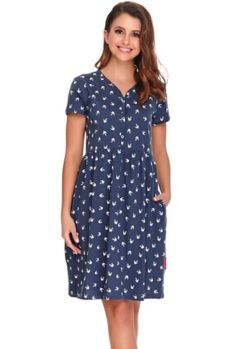 Camasa pentru alaptat, Love Birds, bluemarin