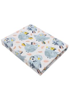 Cearceaf patut, bumbac, Bufi, 140x70 cm, multicolor