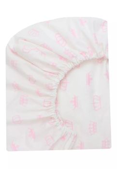 Cearceaf Prichindel, patut 120x60 cm, Princess ,alb