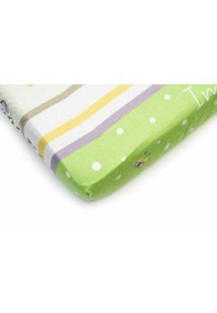 Cearceaf Prichindel, patut 120x60 cm, Safari verde