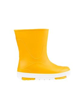 Cizme PVC, fara inchidere, Bimbo, galben