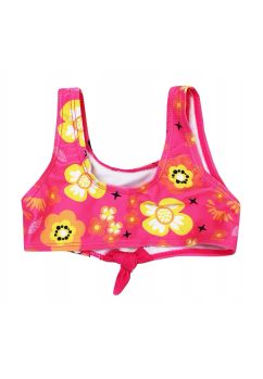 Costum de baie 2 piese, 82% poliester, Happy Minnie Mouse, roz
