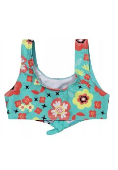 Costum de baie 2 piese, 82% poliester, Happy Minnie Mouse, turcoaz