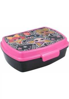 Cutie alimentara, Lol surprise, negru cu roz