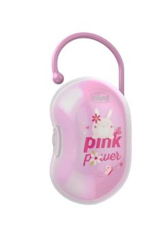 Cutie pentru suzeta, Chicco, Pink power, roz, +0 luni