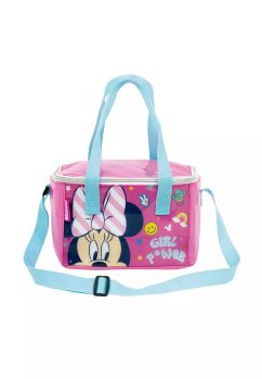 Geanta termica, Minnie Mouse, Girl Power, roz, 25 x 15 x 16 cm