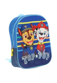 Ghiozdan poliester, 3D, Top Pup, albastru, 31 x 10 x 25 cm