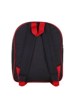 Ghiozdan poliester, Minnie cu buline, gri, 30 x 12 x 25 cm
