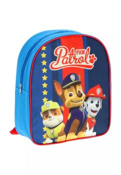 Ghiozdan poliester, Paw Patro cu stele, albastru, 30 x 10 x 26 cm