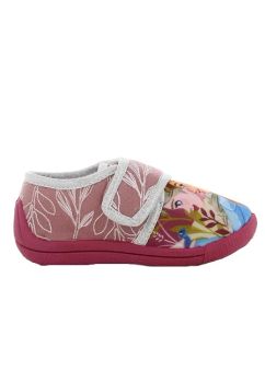 Incaltaminte interior, material textil, cu scai, Ana si Elsa, multicolor