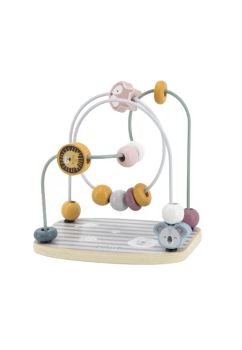 Jucarie educativa lemn,Viga, Zoo, multicolor